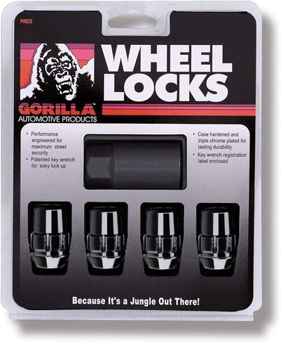 Gorilla Automotive Products 71481NB5 5 Wheel Lock متوافق مع Jeep JK 3/4 Hex. in Kuwait