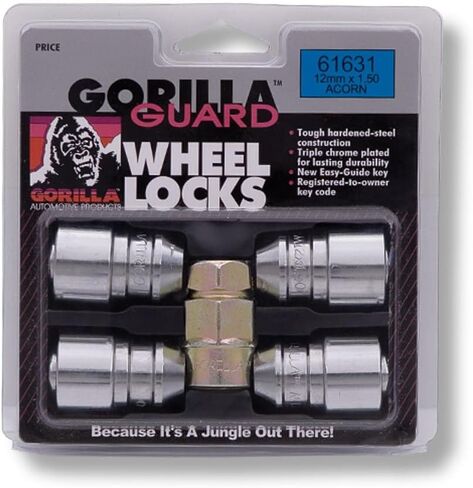 Gorilla Automotive Products 71481NB5 5 Wheel Lock متوافق مع Jeep JK 3/4 Hex. in Kuwait