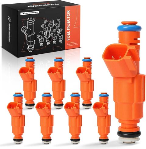 A-Premium Fuel Injectors Compatible with Lincoln Town Car & Ford Crown Victoria & Mercury Grand Marquis 2003-2004, V8 4.6L, Set of 8, Replace# 0280155917 in Kuwait