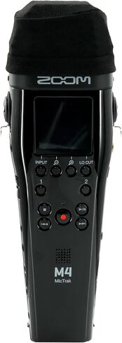 Zoom M4 MicTrak Stereo Microphone and Recorder Bundle with SanDisk microSDXC Memory Card with Premium Max AA 4 Pack and Cloth in Saudi Arabia
