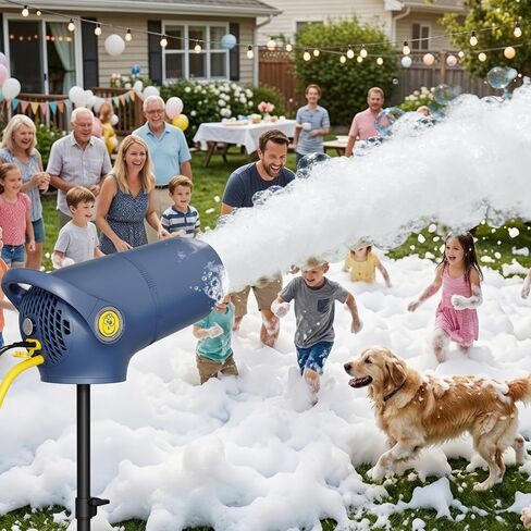 Party Foam Cannon, Foam Machine for Party, 3 Modes Detachable Front Barrel Foam Making Machine for Garden Backyard Pool Indoor in Kuwait