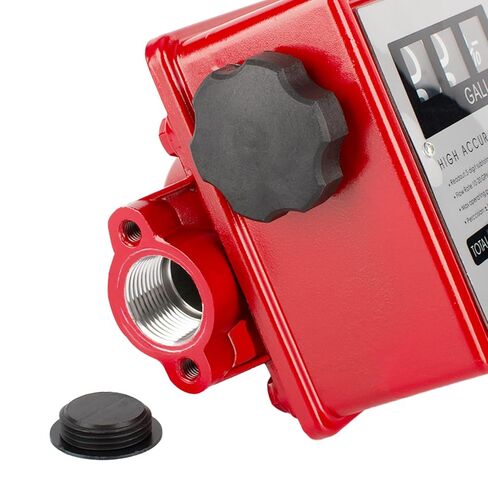 1 بوصة مقياس وقود الديزل الميكانيكي، 4–16GPM، مقياس تدفق مضخة وقود الديزل الألومنيوم ثلاثي الرقمية، عدادات الوقود جالون لمضخات خزان النقل in Kuwait