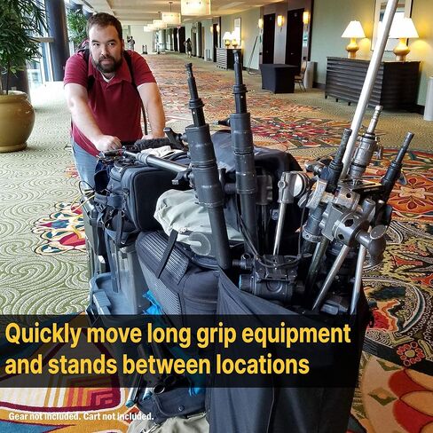 GripnGaff® R2V3 Nylon Hand Truck Bag for Rocknroller R2RT, R2G and Krane AMG 500 Multicarts in Saudi Arabia