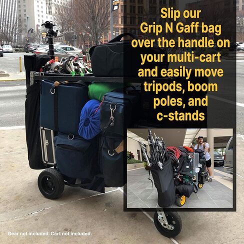 GripnGaff® R2V3 Nylon Hand Truck Bag for Rocknroller R2RT, R2G and Krane AMG 500 Multicarts in Saudi Arabia