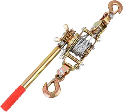 Rope Grip Puller Hand Winch Cable Heavy Duty High Strength Tightener Cord Pulling Tool for Truck Construction, 1 Ton in Saudi Arabia
