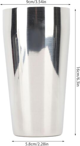 Zerodis 750ml Milkshake Mixing Cup, 304 Stainless Steel Portable Cup for Ice Cream, Fruit Salad, and Bubble Tea Enthusiasts in Kuwait