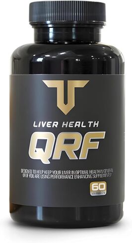 مكمل دعم الكبد تروبونين نيوتريشن QRF - NAC 600 ملغ، TUDCA ومستخلص شوك الحليب - تطهير الكبد وإزالة السموم وإصلاحه، تدفق الصفراء، معزز الجلوتاثيون - 60 كبسولة in Kuwait