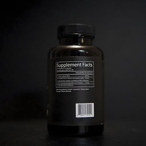 مكمل دعم الكبد تروبونين نيوتريشن QRF - NAC 600 ملغ، TUDCA ومستخلص شوك الحليب - تطهير الكبد وإزالة السموم وإصلاحه، تدفق الصفراء، معزز الجلوتاثيون - 60 كبسولة in Kuwait