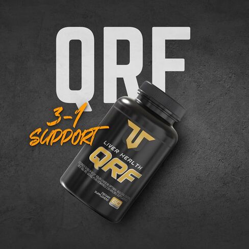 مكمل دعم الكبد تروبونين نيوتريشن QRF - NAC 600 ملغ، TUDCA ومستخلص شوك الحليب - تطهير الكبد وإزالة السموم وإصلاحه، تدفق الصفراء، معزز الجلوتاثيون - 60 كبسولة in Kuwait