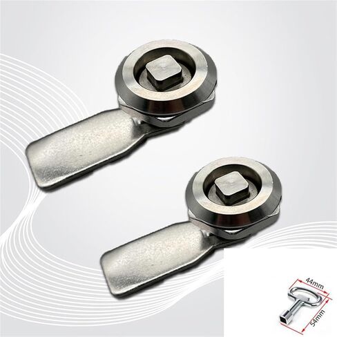 Mini Cam Lock 304 Stainless Steel Safety Mailbox Cam Lock Equipment Cabinet Lock for Industrial Distribution Box(A set-H10-Stainless) in Saudi Arabia