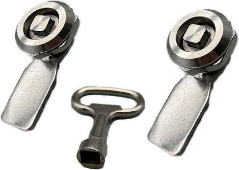 Mini Cam Lock 304 Stainless Steel Safety Mailbox Cam Lock Equipment Cabinet Lock for Industrial Distribution Box(A set-H10-Stainless) in Saudi Arabia