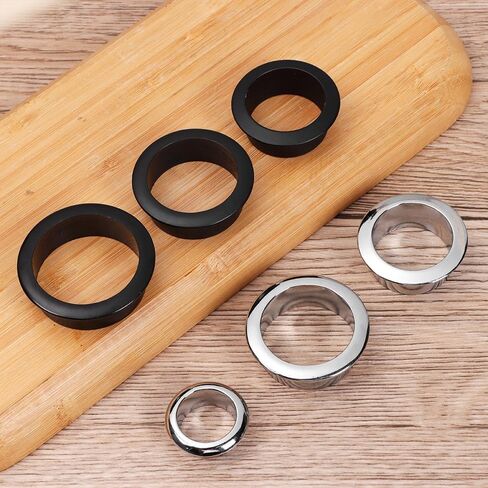 Metal Cable Grommet, 4PCS Wire Hole Cover Zinc Alloy Cable Line Box Grommets Cabinet Decor Cable Port Furniture Hardware(Silver,25mm) in Saudi Arabia