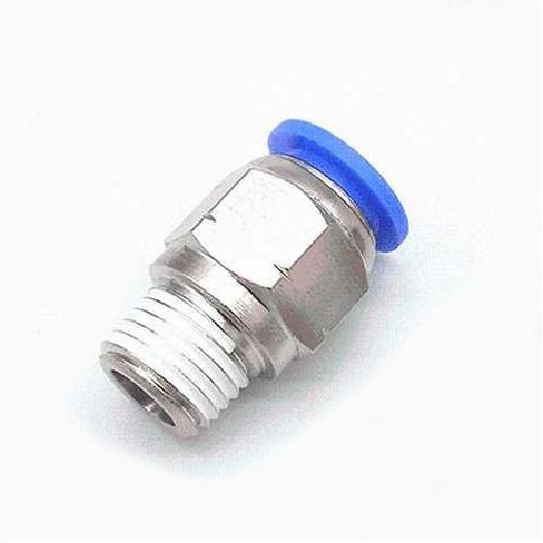 PC هوائي اقتران سريع الموضوع 1/8 "1/4" 3/8 "1/2" PU خرطوم أنابيب هواء 4 6 8 10 12 مللي متر 6-N02 8-N02 1 قطعة (PC8-N03(NPT3l8)) in Saudi Arabia