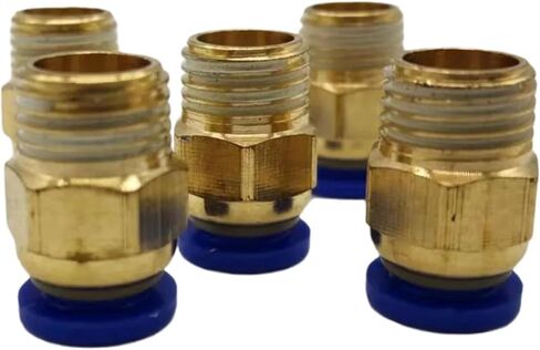 Pneumatic Fittings PC Thread -M5 M6 1/8 1/4 Tube Pc4 6 8mm Push Air Straight Connection Pc6 8-01 02 100Pcs(Pc6-m5) in Saudi Arabia