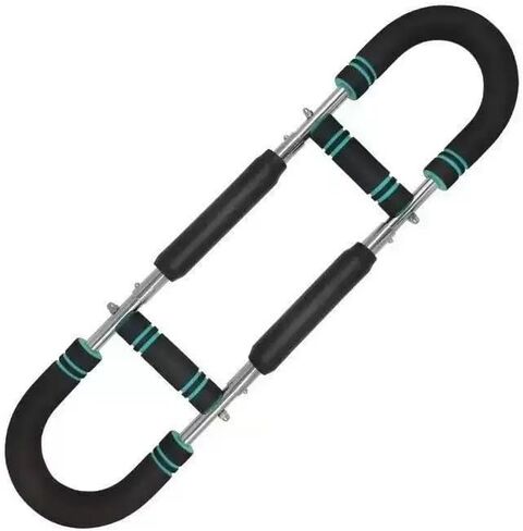 Twister arm Trainer, 110-140lb Adjustable Resistance Chest Workout Equipment,Forearm Power Exercise bar , pectoralis spinalis Device, Portable Detachable Design in Kuwait