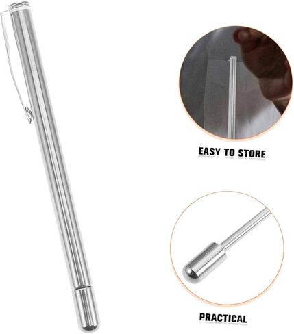 Totority Lightweight Retractable Conducting Wand for Concert Use Durable Stainless Steel Music Conductor Tool Telescoping Design for Choir Performances Easy to Carry Store in Saudi Arabia
