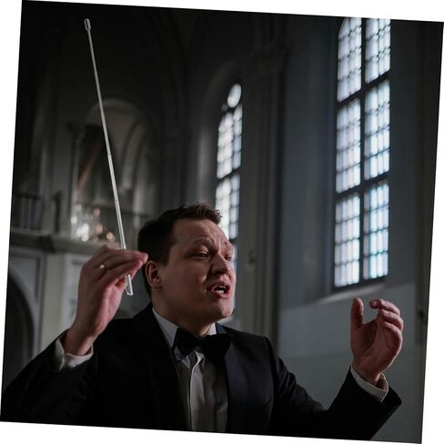Totority Lightweight Retractable Conducting Wand for Concert Use Durable Stainless Steel Music Conductor Tool Telescoping Design for Choir Performances Easy to Carry Store in Saudi Arabia