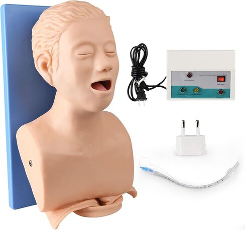 KAS-5S Manikin Teaching Model, Management Aid Trainer, Simulator with Electronic Monitor for Educational Practice and Learning in Kuwait