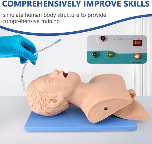KAS-5S Manikin Teaching Model, Management Aid Trainer, Simulator with Electronic Monitor for Educational Practice and Learning in Kuwait