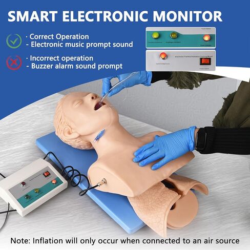 KAS-5S Manikin Teaching Model, Management Aid Trainer, Simulator with Electronic Monitor for Educational Practice and Learning in Kuwait