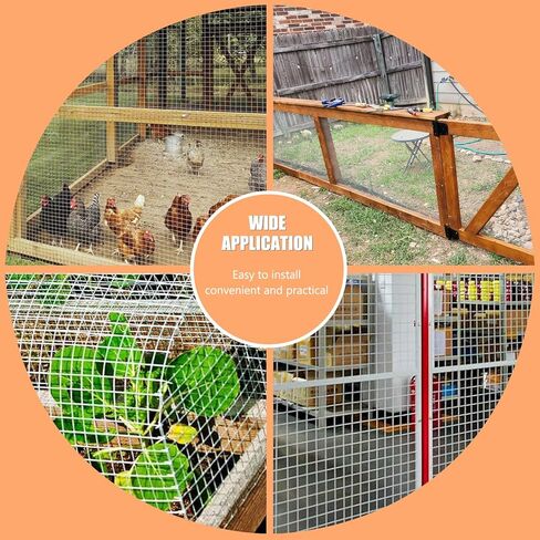 Stainless Steel Welded Wire Mesh, (48in×50ft)1/4 inch Hardware Cloth, 22 Gauge Chicken Wire Fence Mesh Cage Poultry Garden Plant Support Containment Fence in Saudi Arabia