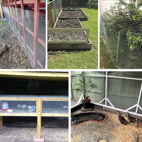 Stainless Steel Welded Wire Mesh, (48in×50ft)1/4 inch Hardware Cloth, 22 Gauge Chicken Wire Fence Mesh Cage Poultry Garden Plant Support Containment Fence in Saudi Arabia