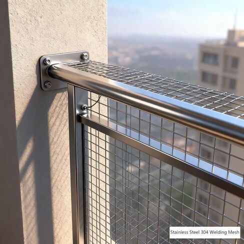 Stainless Steel Welded Wire Mesh, (48in×50ft)1/4 inch Hardware Cloth, 22 Gauge Chicken Wire Fence Mesh Cage Poultry Garden Plant Support Containment Fence in Saudi Arabia