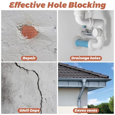 LANIAKEA Copper Mesh Rodent Control 5in x 98ft Mesh Roll Wrap Wire with Scissors Rustproof Pure Copper Wire Mesh Wool Roll for Rodent Mice Hole Filler Hole Blocking, Gardening & Sealing Water Opening in Kuwait