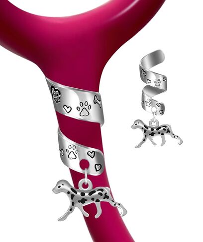 Plifal Paw Stethoscope Charms Tag for Nurse - Cute Stethoscope Charm with Label Accessories Fit for Littmann, Presents for Pediatric Doctor, Nursing Medical Assistant in Saudi Arabia