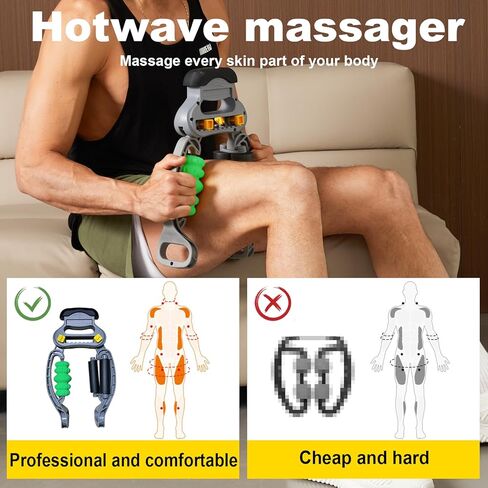 HOTWAVE Arm Massager for Pain Relief & Recovery, Adjustable Foam Roller, Trigger Point Muscle Roller for Calves&Forearm, Wrist Massager, Tennis&Golfers Elbow Pain Release in Kuwait