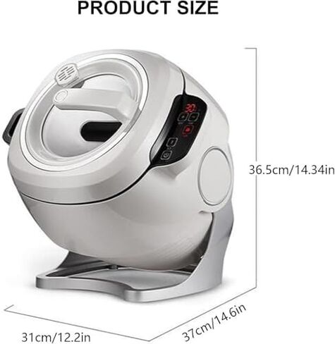 Commercial Food Processor, Auto Cooking Wok with Smart Start, 3-Speed Adjustable, 360° Rotation, Fried Rice Machine, 110V in Saudi Arabia