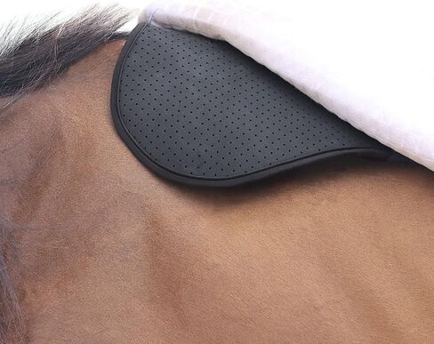 Harrison Howard Perforated Horse Saddle Pad Liner, Breathable Neoprene Anti-Slip Horse Under Pad for Riding-Black in Saudi Arabia