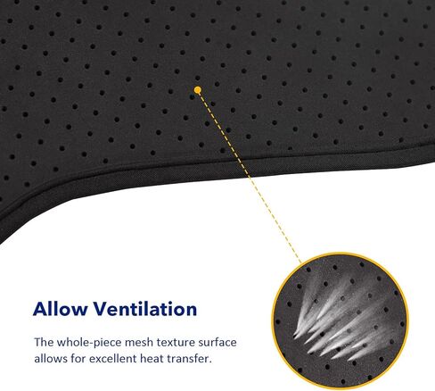 Harrison Howard Perforated Horse Saddle Pad Liner, Breathable Neoprene Anti-Slip Horse Under Pad for Riding-Black in Saudi Arabia
