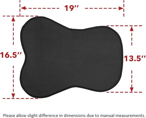 Harrison Howard Perforated Horse Saddle Pad Liner, Breathable Neoprene Anti-Slip Horse Under Pad for Riding-Black in Saudi Arabia