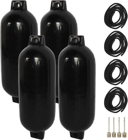 Boat Bumpers, 4 Pcs Heavy Duty Boat Bumpers, 2M for Yachts for 2M Yachts in Kuwait