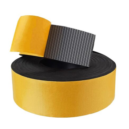 DEVNOL Sticky Back Self Adhesive Solid Rubber Strips 3/16 Thick, 2 inch Wide Neoprene Rubber Sheet Seal Strip for Gasket, Surface Protection in Kuwait
