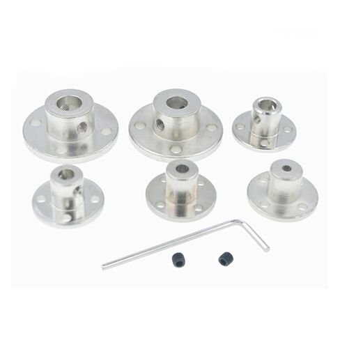 1Pc Rigid Flange Coupling Motor Guide Shaft Coupler Motor Connector Motor Flange Coupling(6mm) in Saudi Arabia
