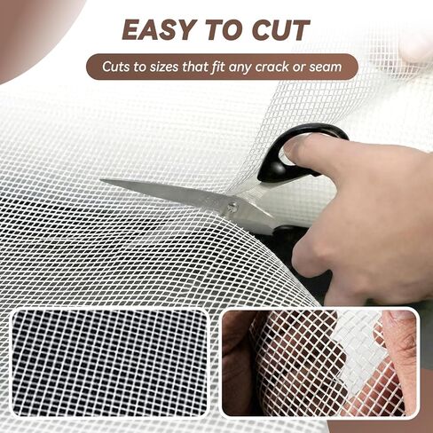 3.3x328ft Fiberglass Mesh Roll, 160g/m² White Stucco Mesh for Concrete. Enhanced Strength & Stability for wall Crack Repair, Interior/Exterior Construction, and Ceilings Seam Reinforcement. in Kuwait