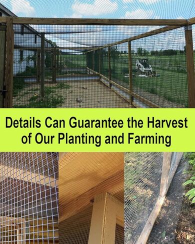 Black Hardware Cloth 72'' x 50' 1/2 inch Mesh 19 Gauge - PVC Coating Wire Mesh Rolls Vinyl Coated Wire Fence Roll Garden Fencing Chicken Run Mesh Screen in Kuwait