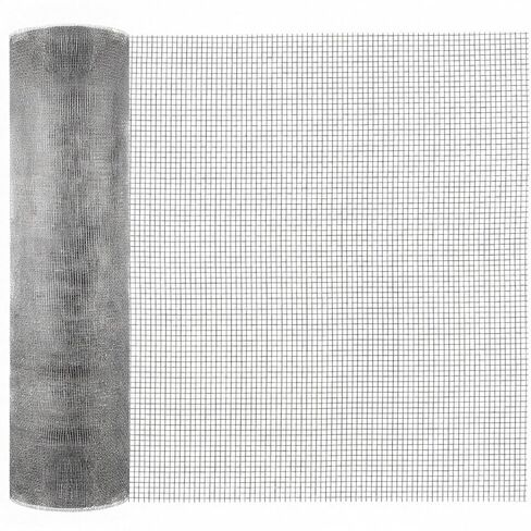 Moxweyeni 23.5" x 15ft(60x457cm) Stainless Steel Mesh Screen 304 10mesh Wire Mesh Window Screen Rust Free Easy to Cut for Vent Cage Garden Cover Mice Bird Snakes Hornet Rodent in Kuwait