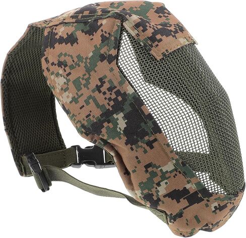 Yardwe Fencing Gear Full Face Mesh Mask V3 Metal Wire Safety Headgear Anti-Impact Steel Wire Protective Mask for Outdoor Combat and Training in Saudi Arabia