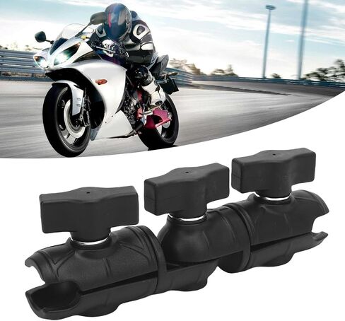 Double Socket Arm with Dual 1" Ball Sockets, Double Socket Swivel & Ratchet Arm for Motorcycle Car Engineering Machine in Saudi Arabia