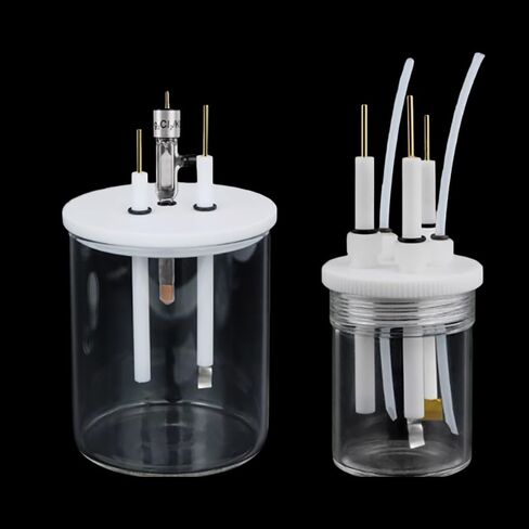 Straight Five-Port Sealed Three-Electrode Electrochemical Cell Tank Electrode for Electrochemical Workstation(B 300ml) in Saudi Arabia