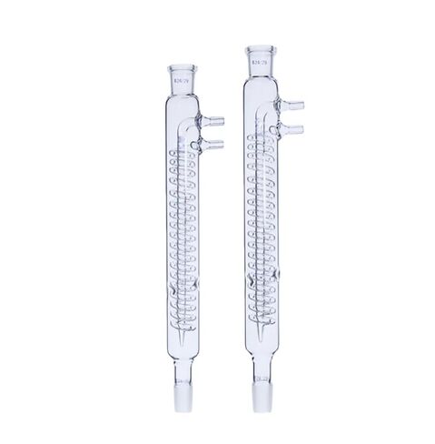 Glass Reflux Condenser Laboratory Serpentine Condenser Reflux Straight Reflux Condenser Tube Distillation(400ml Mouth 24) in Saudi Arabia