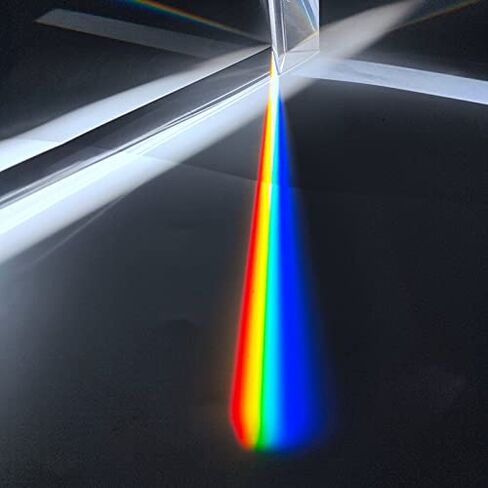 30x30x150mm Crystal Equilateral Triangle Rainbow Prism with Gift Box, for Student Light Spectrum Experiments & Optical Testing in Saudi Arabia