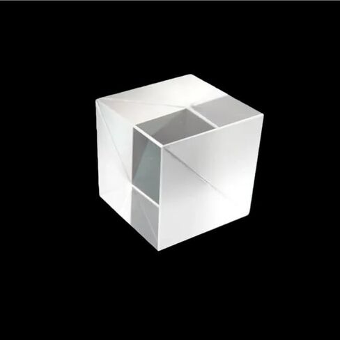 Beam Spliter 10/15/20/30/40/50 mm High-Precision Optical Glass Prism Splitting Cube Splitting Ratio R50% T50%(30MM) in Saudi Arabia