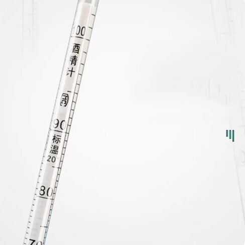 0-40/40-70/70-100 Alcoholometers + Glass Test Tubes Set | Alcohol Meter Wine Concentration Meter for White Wine Testing in Kuwait