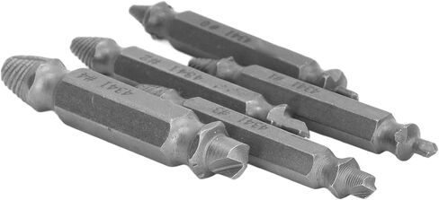 مجموعة أدوات استخراج البراغي الفولاذية عالية السرعة لإزالة البراغي المكسورة مع صندوق تخزين 5 قطع in Kuwait