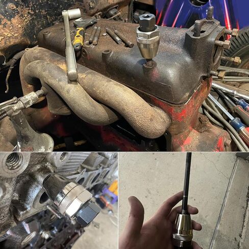 كسر البراغي النازع 3 / 8 بوصة الأزرار التالفة يزيل 1 / 4 بوصة إلى 1 / 2 بوصة ترصيع لطلاء الصدأ التالف المدورة in Kuwait