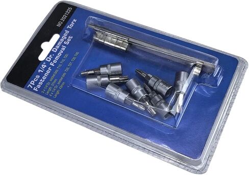 Efficient Screw And Bolt Remover Set 7PCS Broken Bolt Extractor Kit Compatible With Wood And Metal Long Lasting Carbon Steel in Saudi Arabia